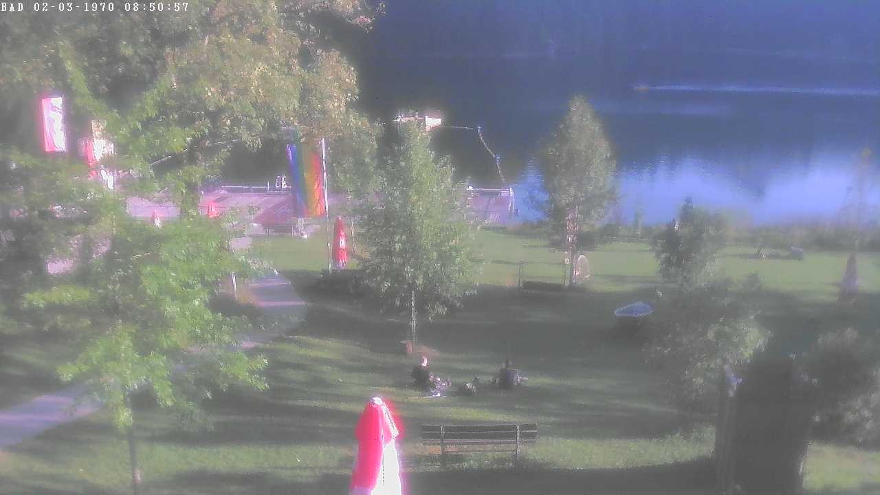Archiv Foto Webcam Oberstdorf: Freibergsee Liegewiese