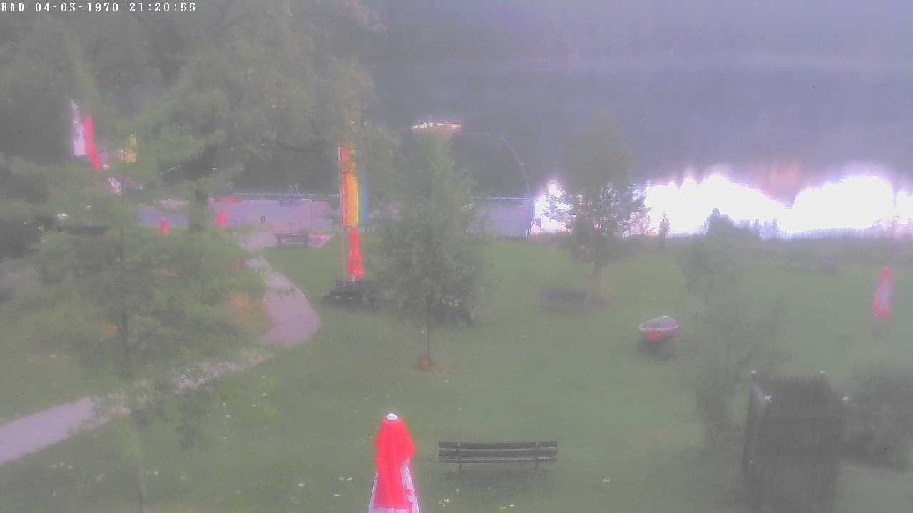 Archived image Webcam Oberstdorf: Freibergsee Sunbathing Area
