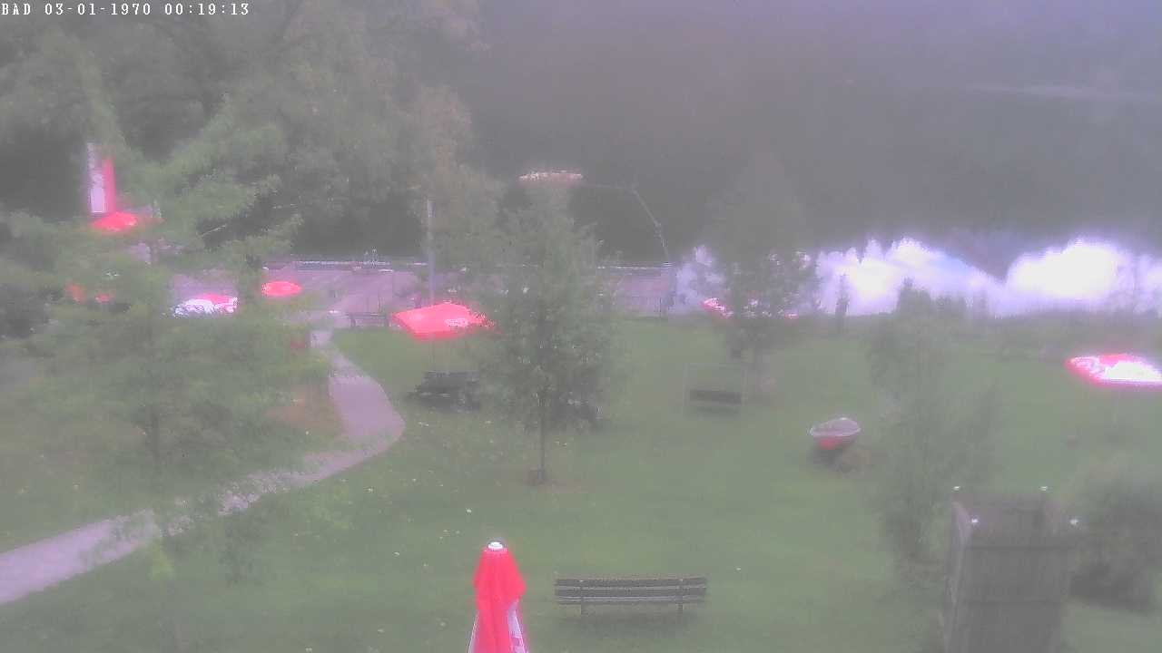 Archived image Webcam Oberstdorf: Freibergsee Sunbathing Area