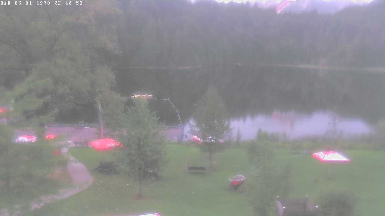 Archiv Foto Webcam Oberstdorf: Freibergsee Liegewiese