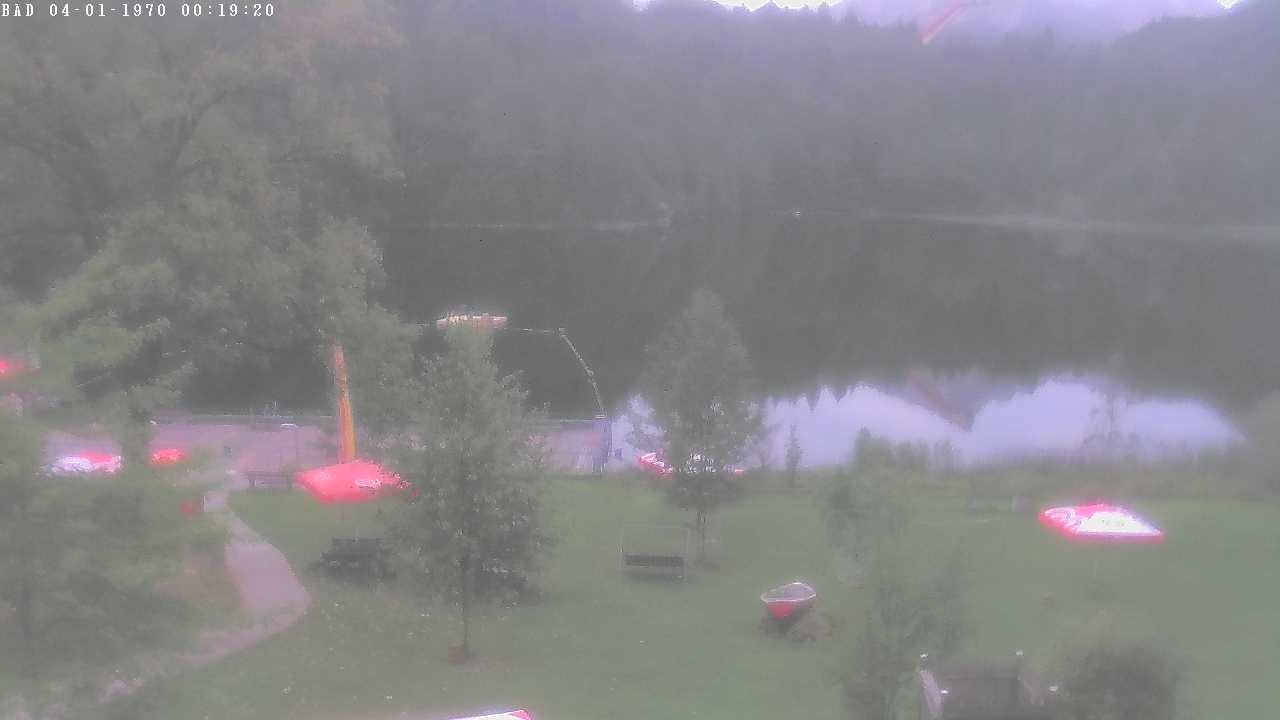 Archiv Foto Webcam Oberstdorf: Freibergsee Liegewiese