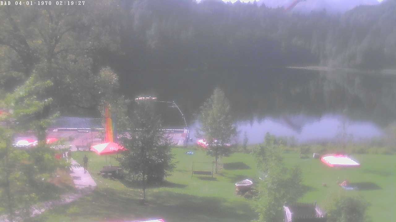 Archiv Foto Webcam Oberstdorf: Freibergsee Liegewiese