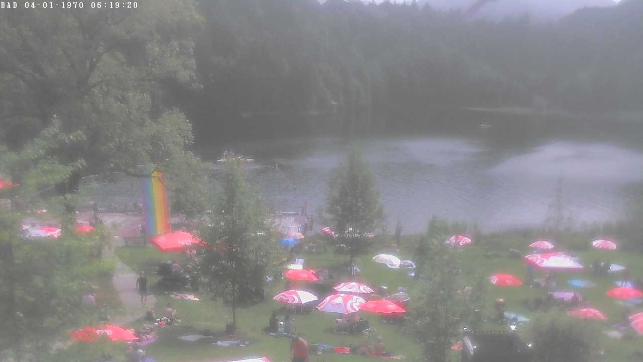 Archiv Foto Webcam Oberstdorf: Freibergsee Liegewiese