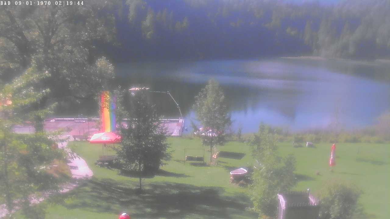Archiv Foto Webcam Oberstdorf: Freibergsee Liegewiese