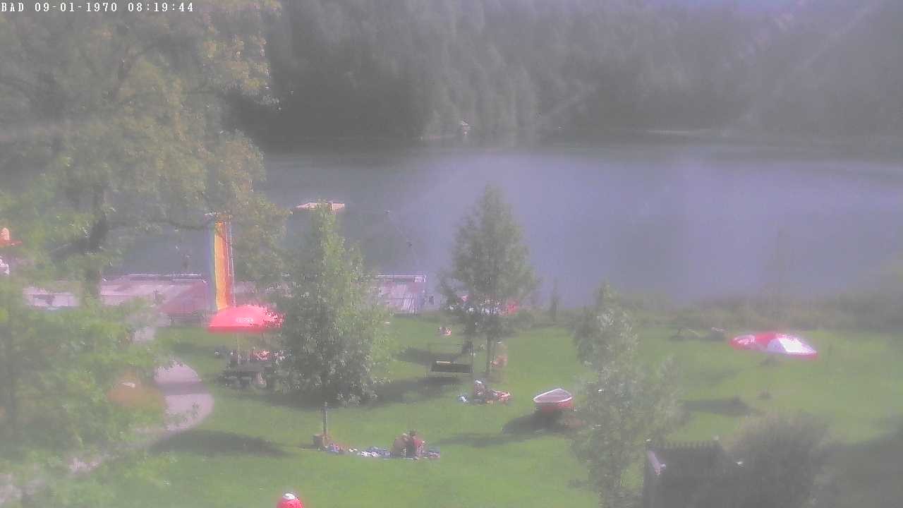 Archiv Foto Webcam Oberstdorf: Freibergsee Liegewiese