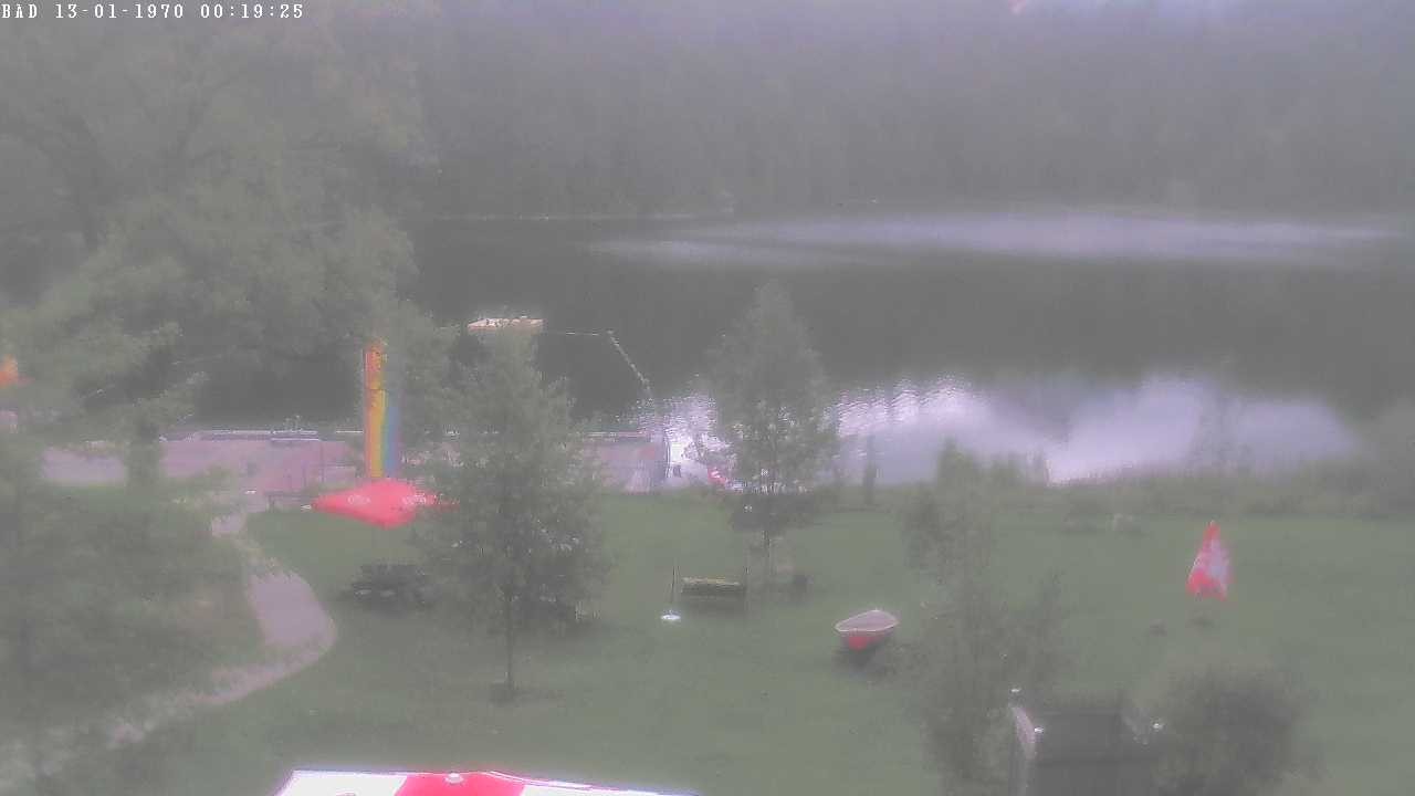 Archived image Webcam Oberstdorf: Freibergsee Sunbathing Area