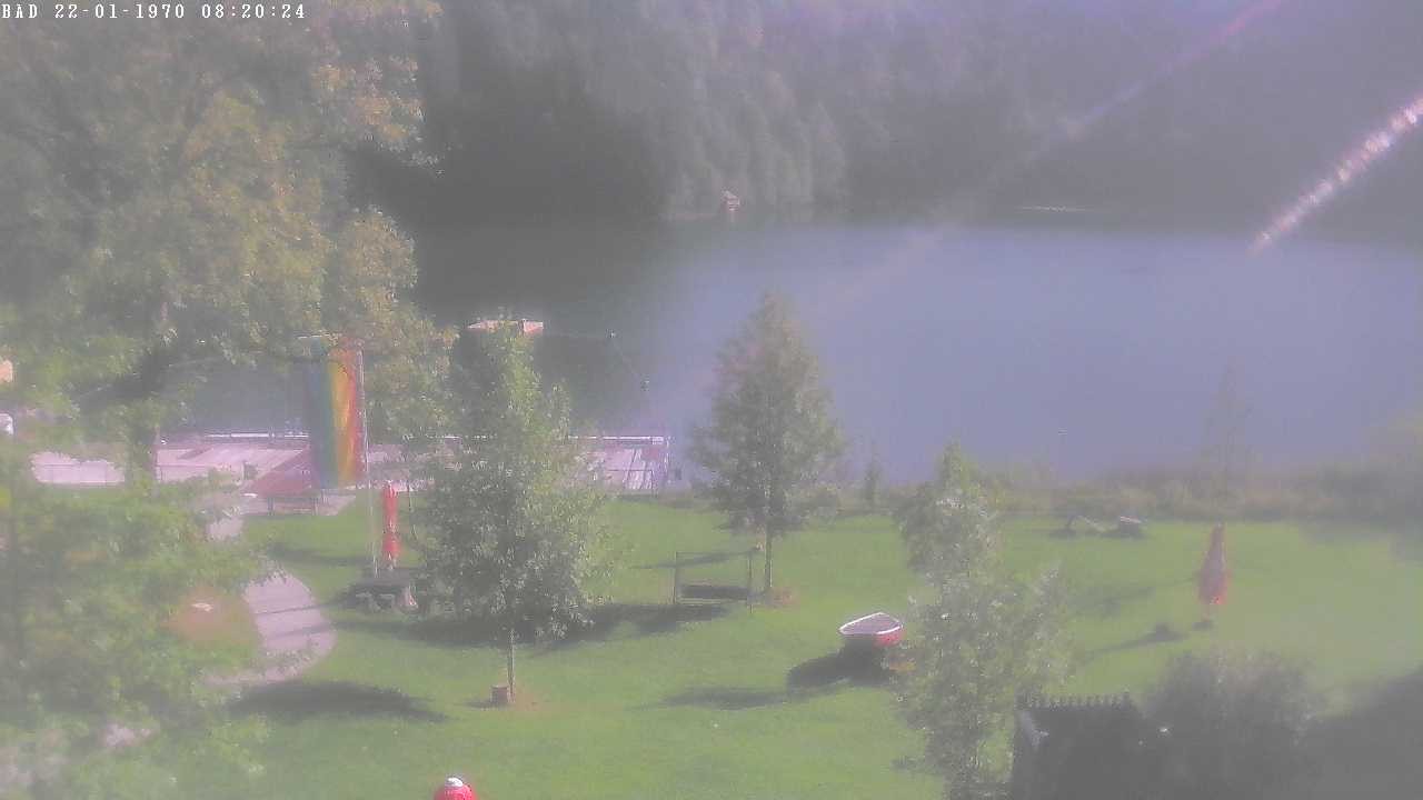 Archiv Foto Webcam Oberstdorf: Freibergsee Liegewiese