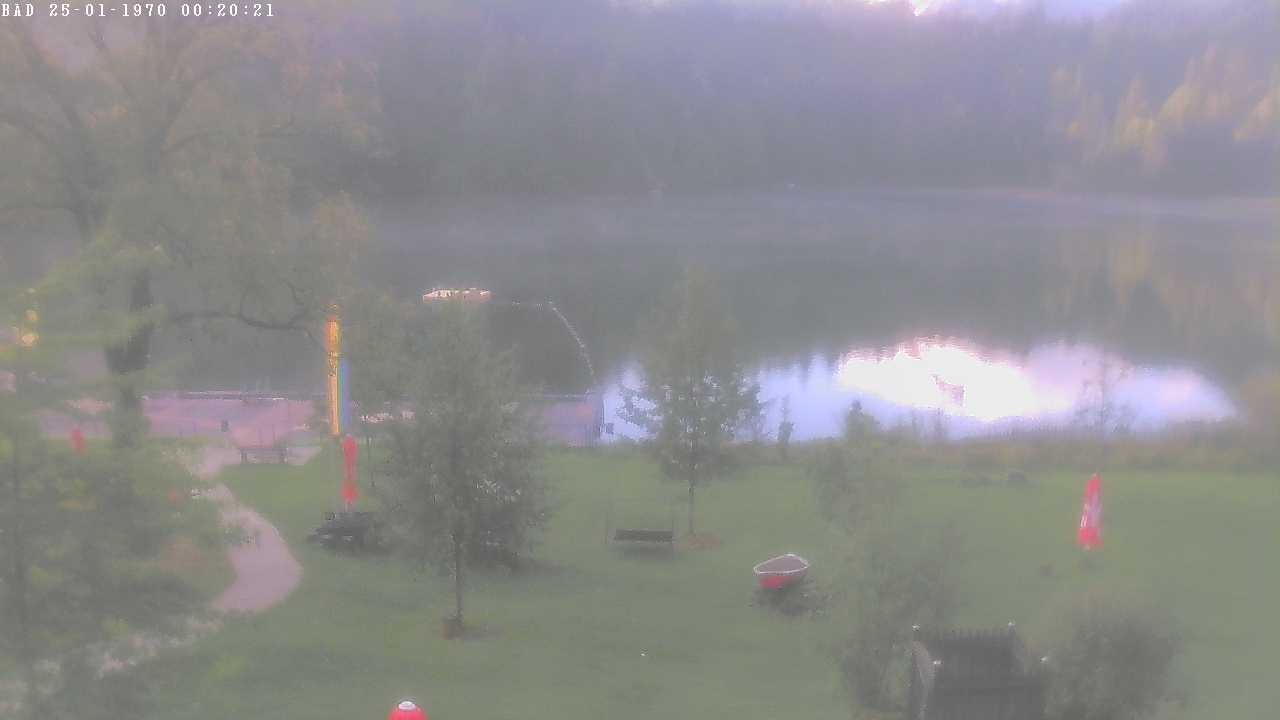 Archived image Webcam Oberstdorf: Freibergsee Sunbathing Area