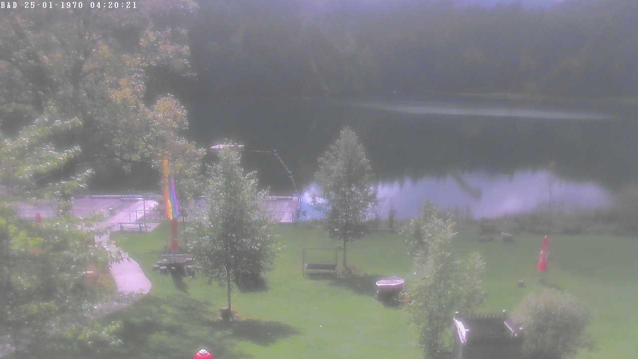 Archived image Webcam Oberstdorf: Freibergsee Sunbathing Area