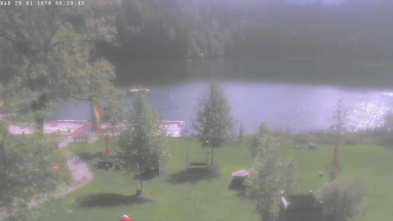 Archived image Webcam Oberstdorf: Freibergsee Sunbathing Area