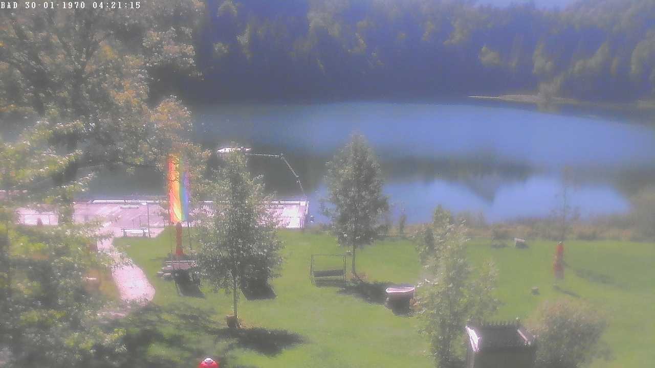 Archiv Foto Webcam Oberstdorf: Freibergsee Liegewiese
