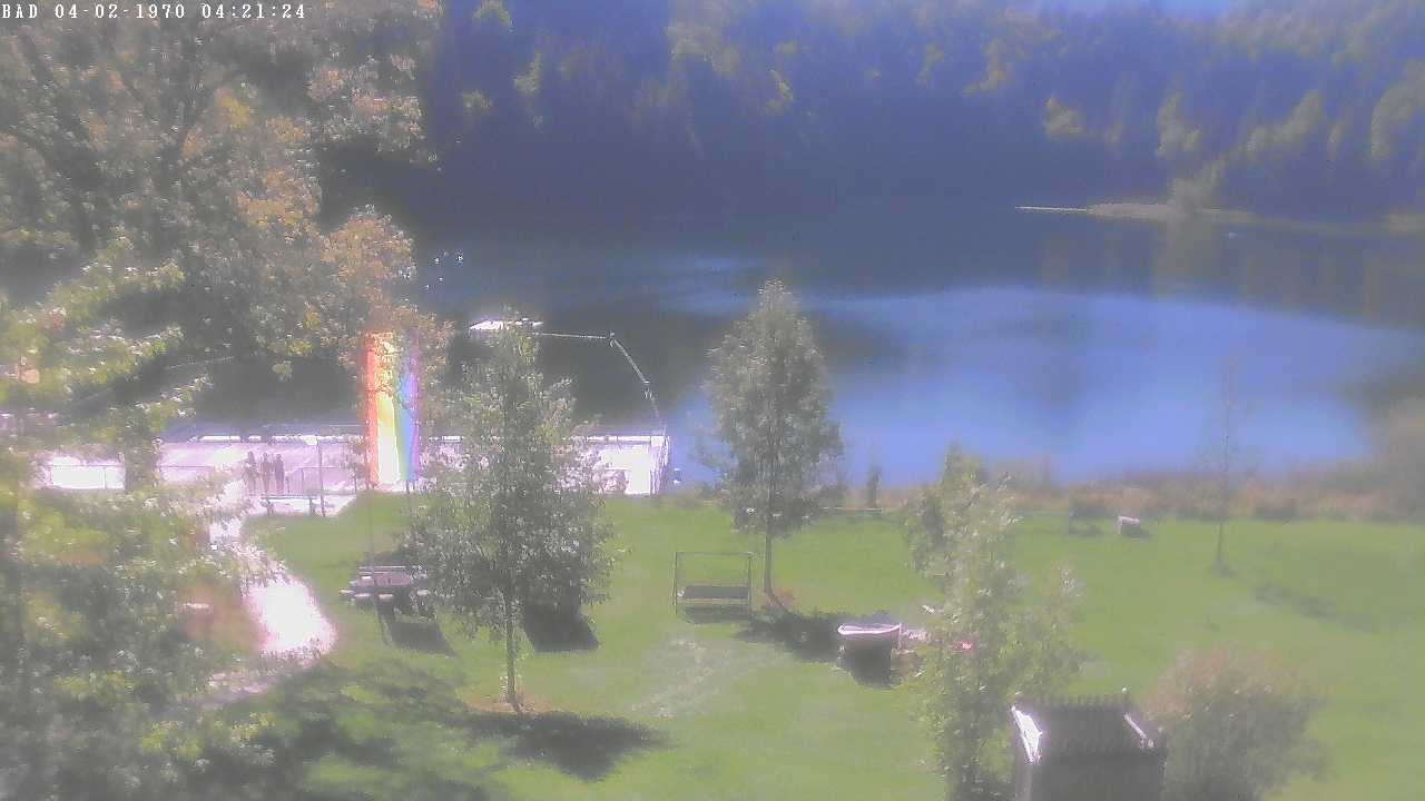 Archiv Foto Webcam Oberstdorf: Freibergsee Liegewiese