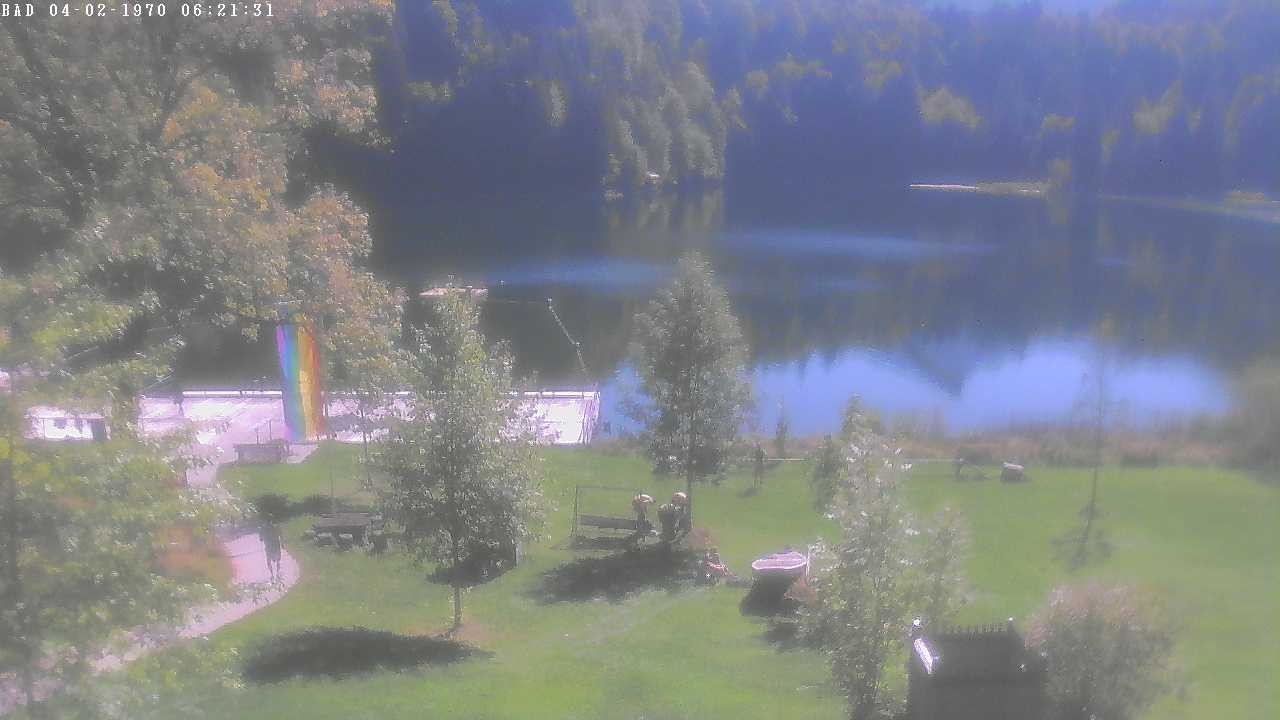 Archiv Foto Webcam Oberstdorf: Freibergsee Liegewiese
