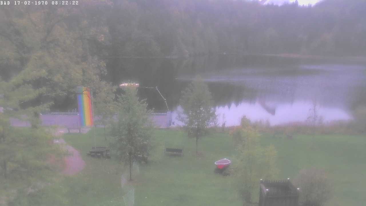 Archived image Webcam Oberstdorf: Freibergsee Sunbathing Area