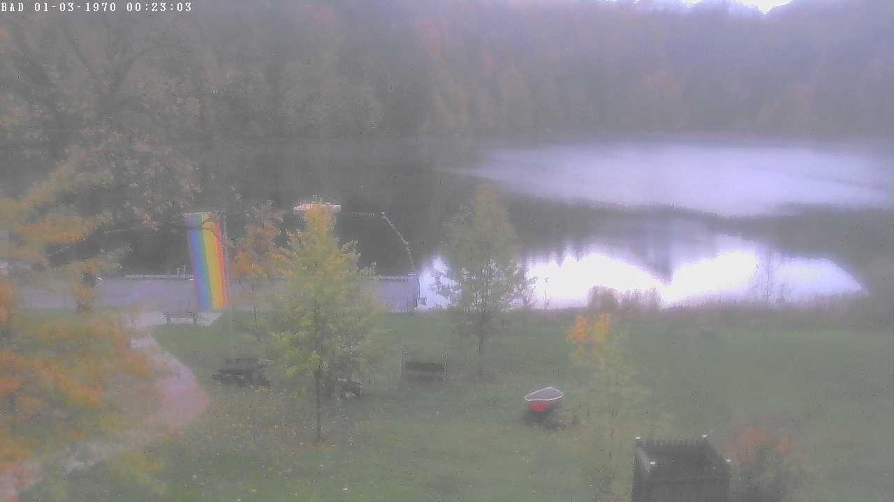 Archived image Webcam Oberstdorf: Freibergsee Sunbathing Area