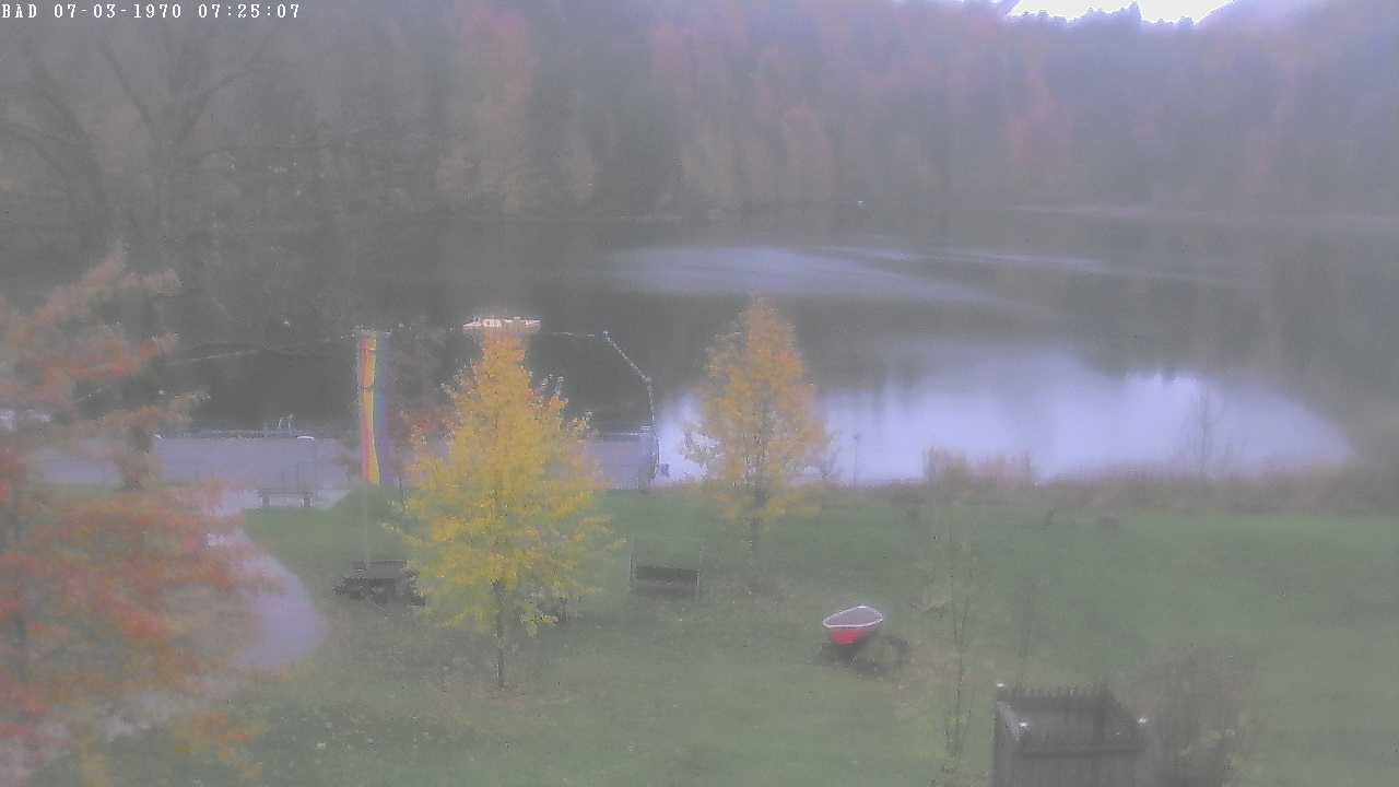 Archived image Webcam Oberstdorf: Freibergsee Sunbathing Area