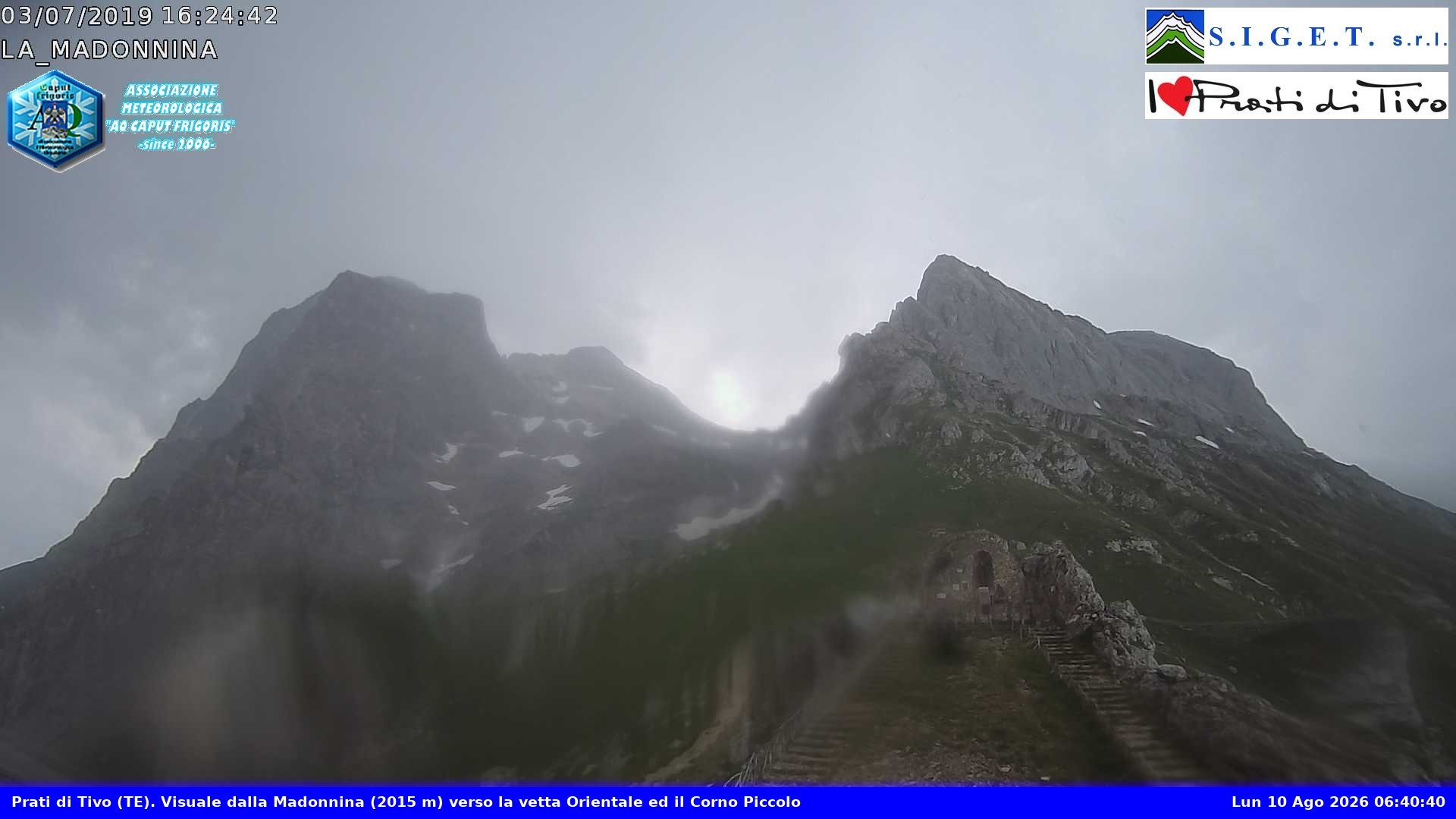 Archiv Foto Webcam Prati di Tivo (Italien) - La Madonnina