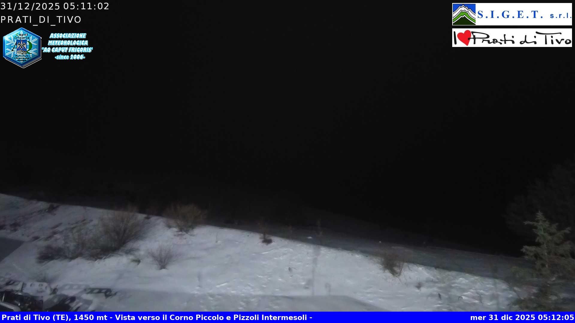 Archiv Foto Webcam Prati di Tivo - Skilift