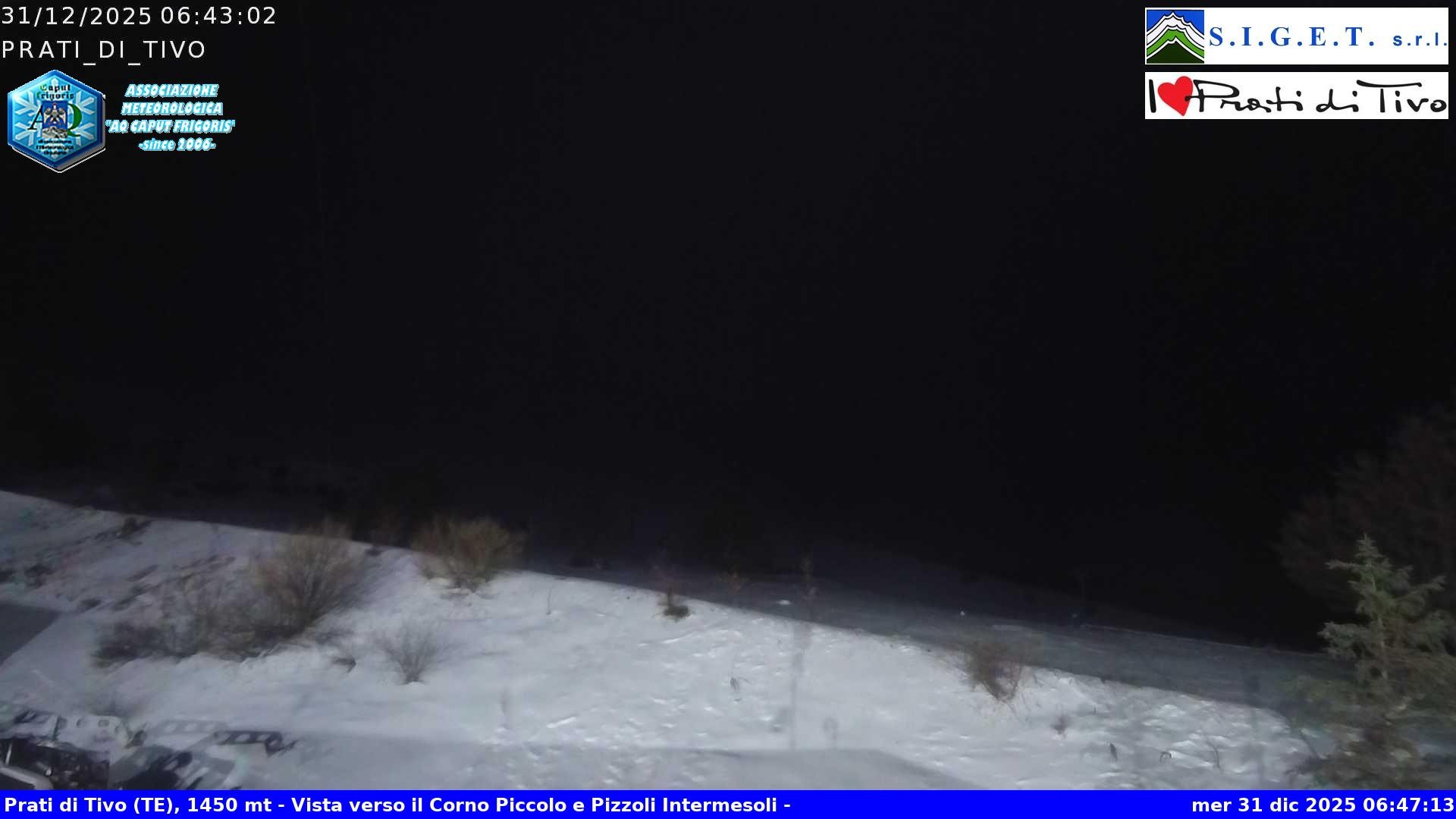 Archiv Foto Webcam Prati di Tivo - Skilift