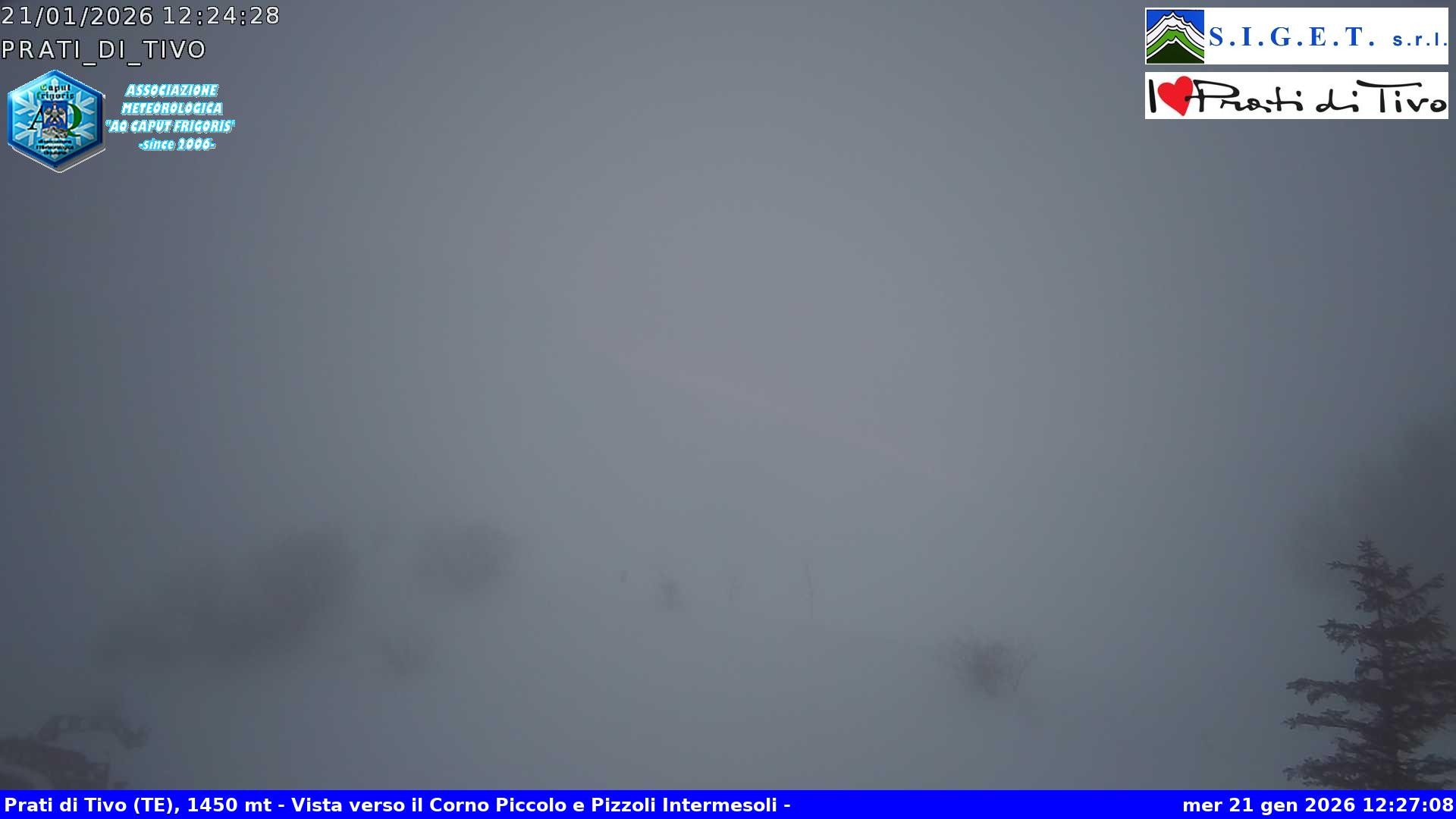 Archiv Foto Webcam Prati di Tivo - Skilift