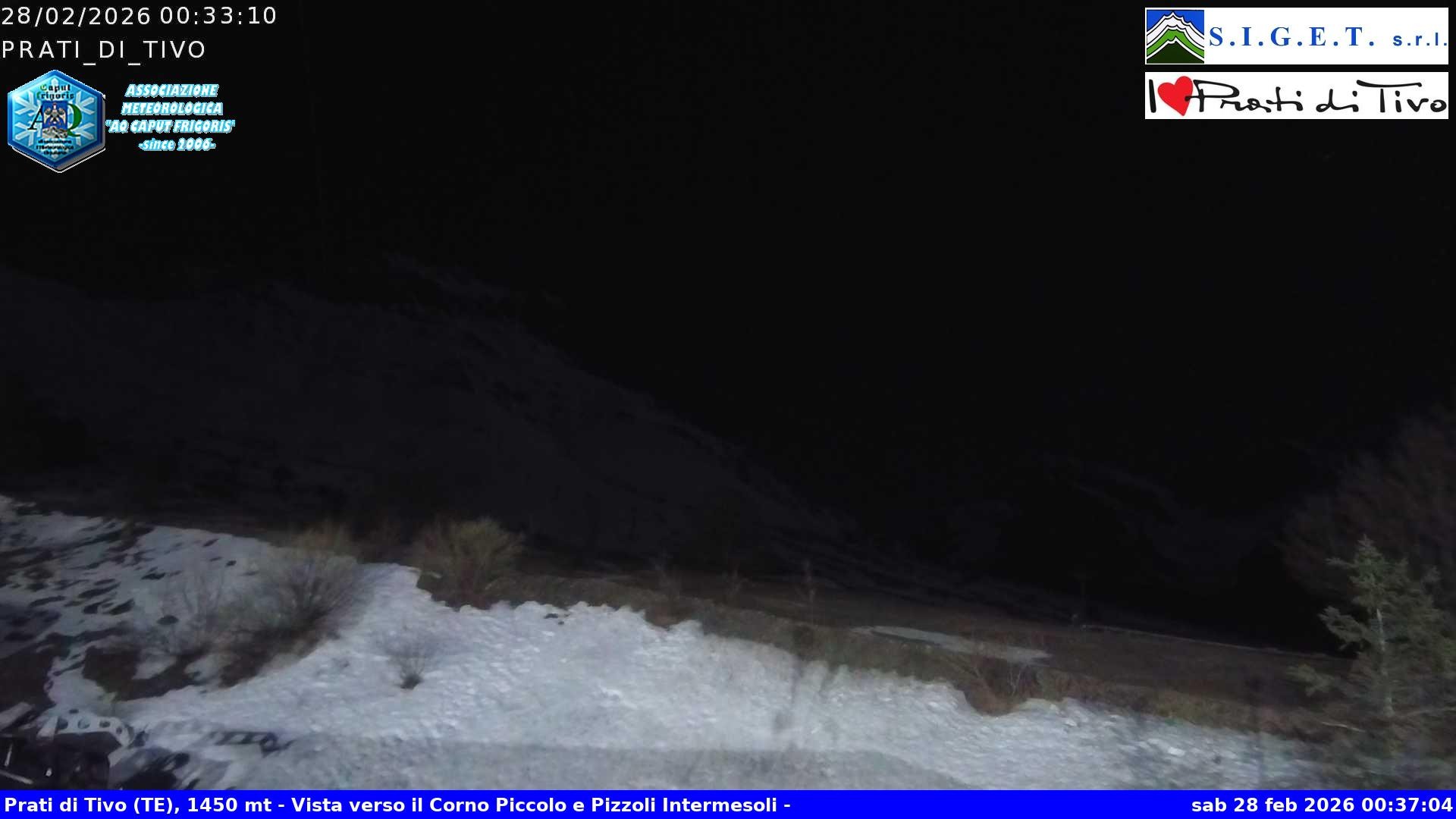 Archiv Foto Webcam Prati di Tivo - Skilift