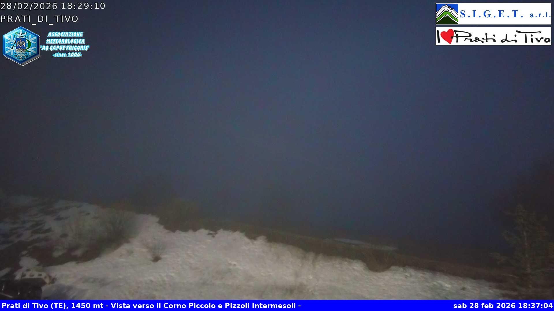 Archiv Foto Webcam Prati di Tivo - Skilift