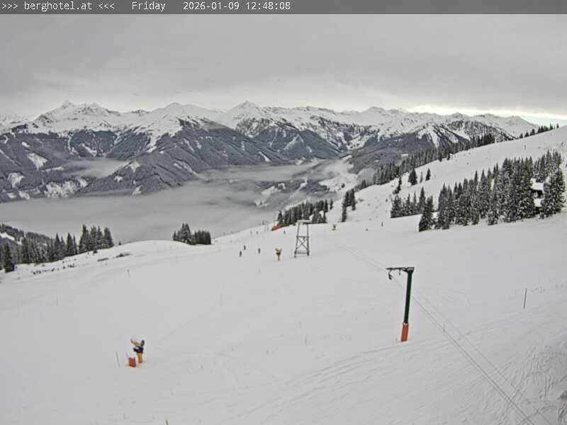 Archiv Foto Webcam Saalbach Hinterglemm - Berghotel Seidl-Alm