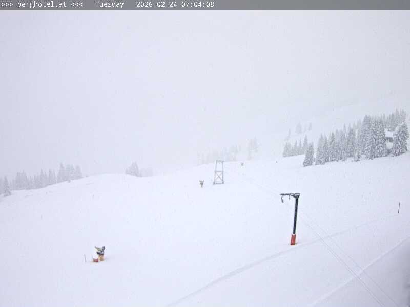 Archived image Webcam Saalbach - View from Seidl Alm