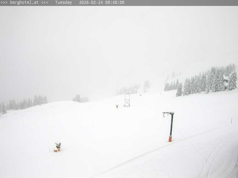 Archived image Webcam Saalbach - View from Seidl Alm