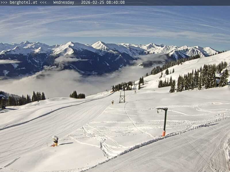 Archiv Foto Webcam Saalbach Hinterglemm - Berghotel Seidl-Alm
