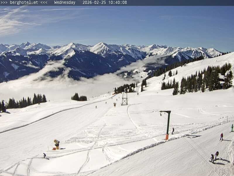 Archiv Foto Webcam Saalbach Hinterglemm - Berghotel Seidl-Alm