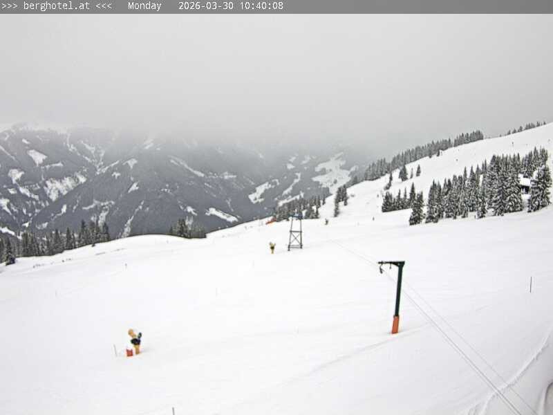 Archiv Foto Webcam Saalbach Hinterglemm - Berghotel Seidl-Alm
