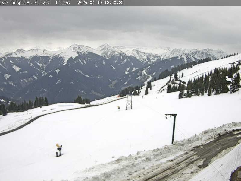 Archiv Foto Webcam Saalbach Hinterglemm - Berghotel Seidl-Alm