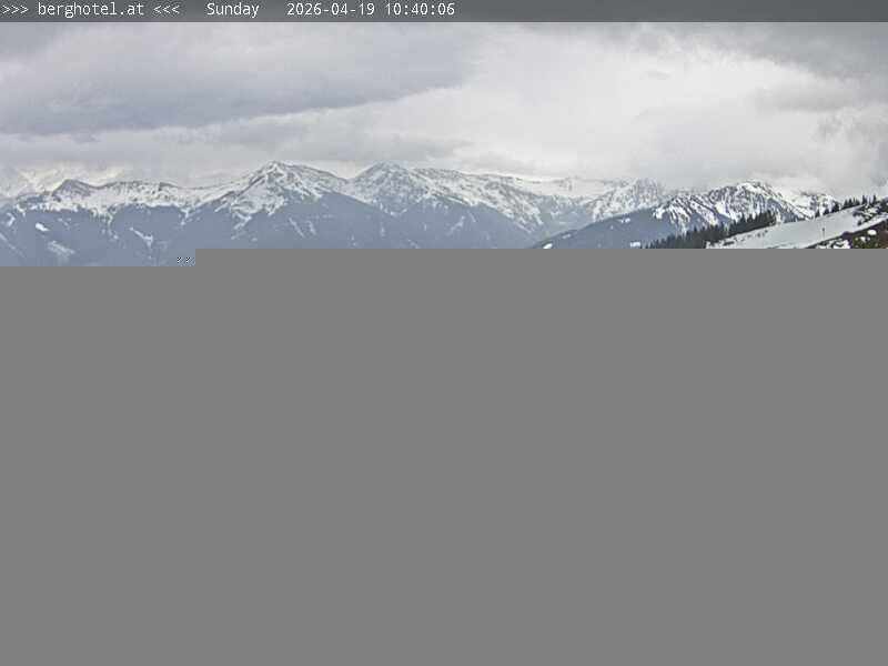 Archived image Webcam Saalbach - View from Seidl Alm