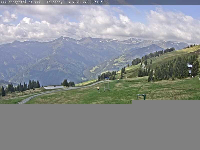 Archived image Webcam Saalbach - View from Seidl Alm