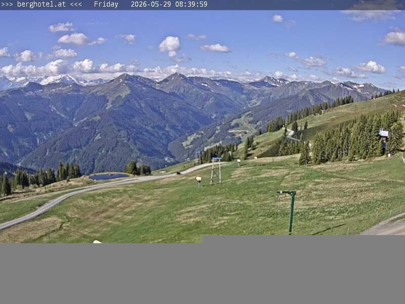 Archived image Webcam Saalbach - View from Seidl Alm