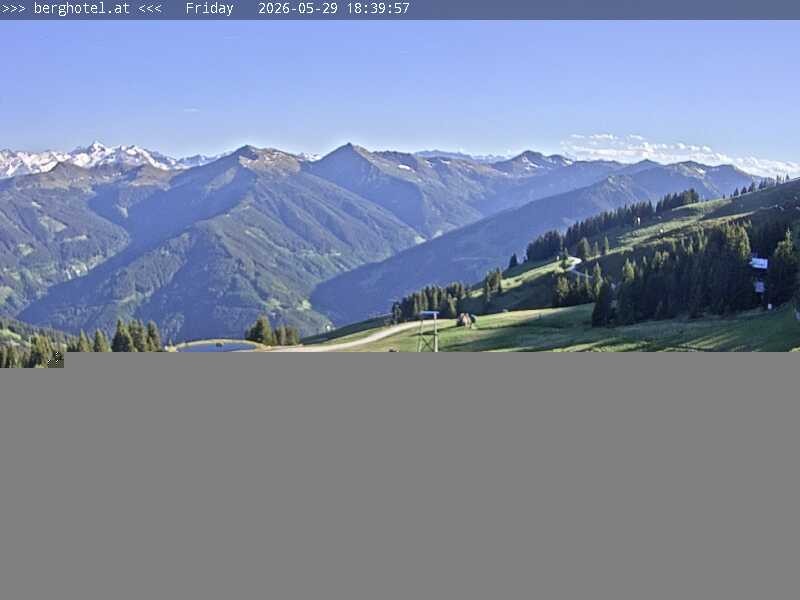 Archived image Webcam Saalbach - View from Seidl Alm