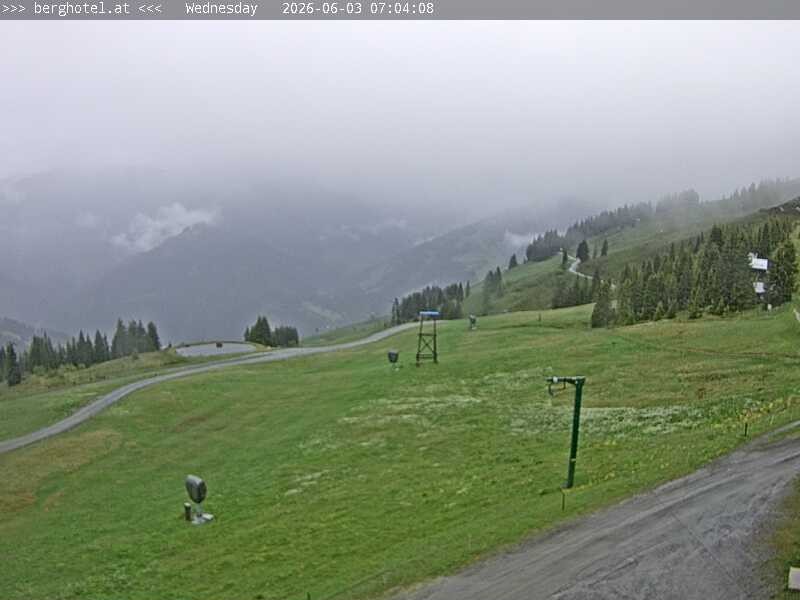 Archived image Webcam Saalbach - View from Seidl Alm