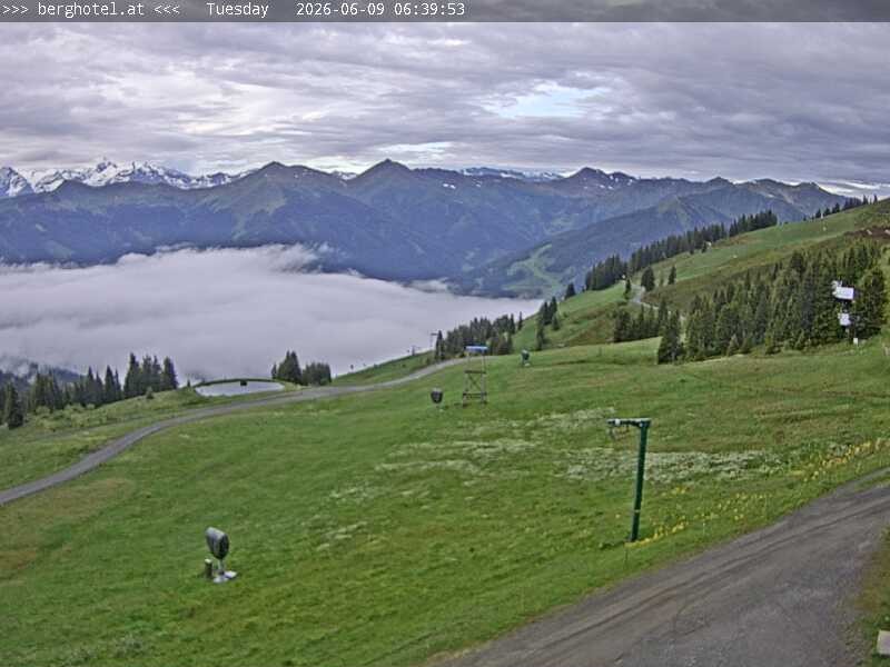 Archiv Foto Webcam Saalbach Hinterglemm - Berghotel Seidl-Alm