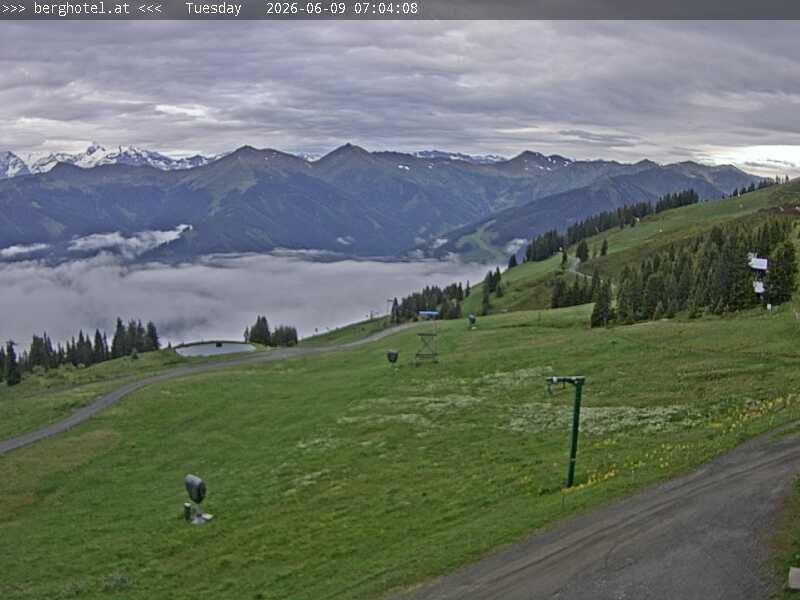 Archiv Foto Webcam Saalbach Hinterglemm - Berghotel Seidl-Alm