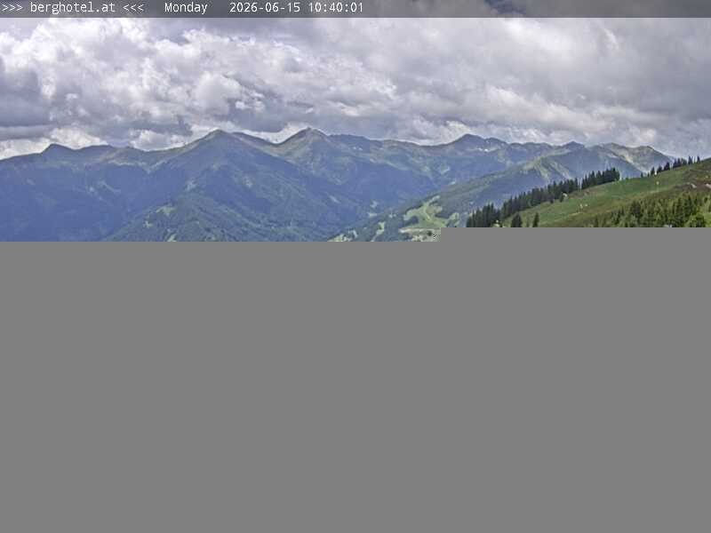 Archived image Webcam Saalbach - View from Seidl Alm