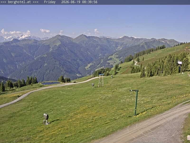 Archiv Foto Webcam Saalbach Hinterglemm - Berghotel Seidl-Alm