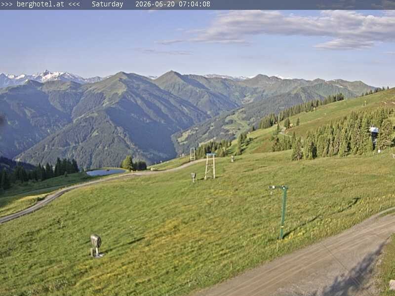 Archiv Foto Webcam Saalbach Hinterglemm - Berghotel Seidl-Alm