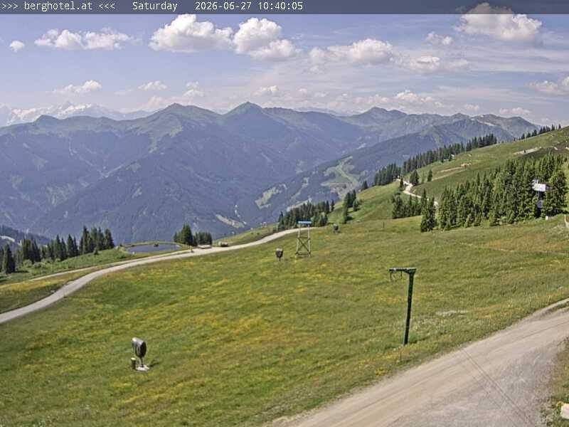 Archiv Foto Webcam Saalbach Hinterglemm - Berghotel Seidl-Alm