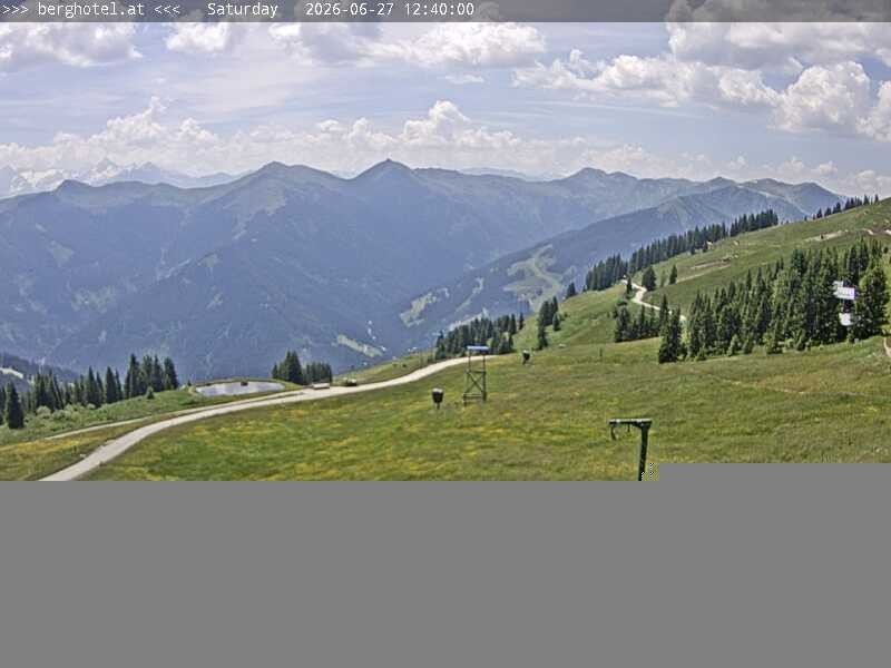 Archiv Foto Webcam Saalbach Hinterglemm - Berghotel Seidl-Alm