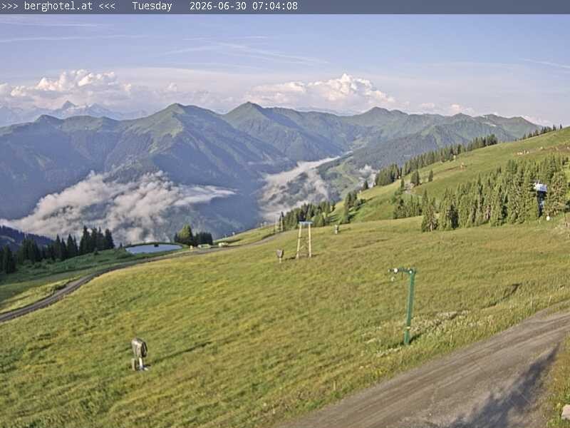 Archiv Foto Webcam Saalbach Hinterglemm - Berghotel Seidl-Alm