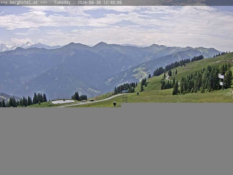 Archiv Foto Webcam Saalbach Hinterglemm - Berghotel Seidl-Alm
