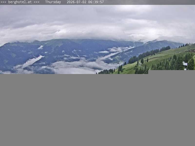 Archived image Webcam Saalbach - View from Seidl Alm