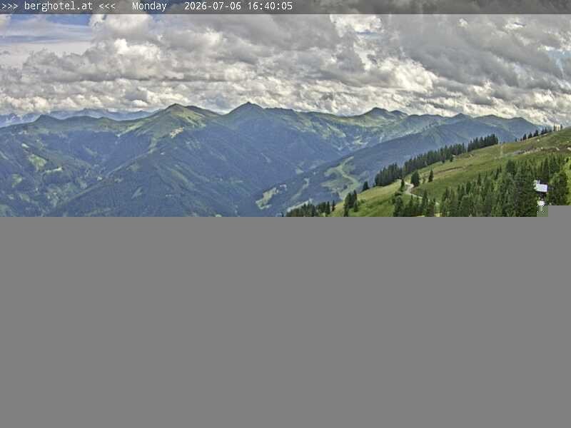 Archived image Webcam Saalbach - View from Seidl Alm
