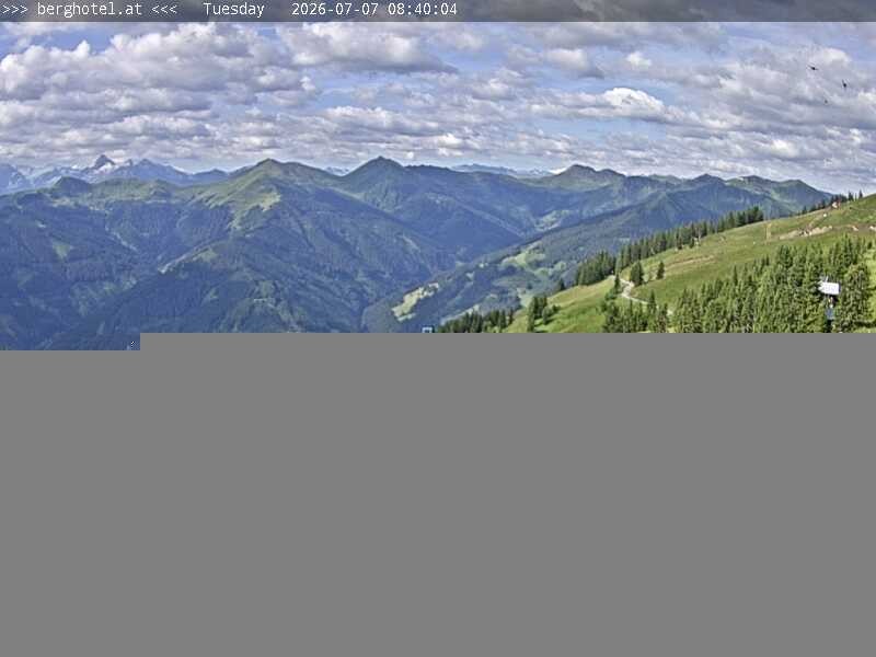 Archived image Webcam Saalbach - View from Seidl Alm